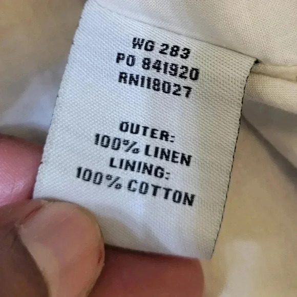 Boden Polka Dots Linen Fully Lined A-Line Skirt(8) - Picture 7 of 8